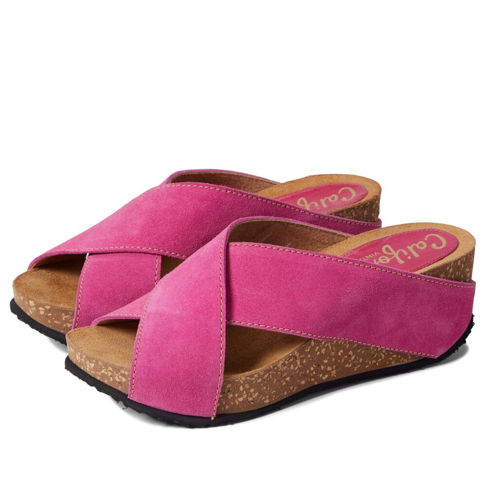 Californians Georgia Fuchsia Suede 5 M